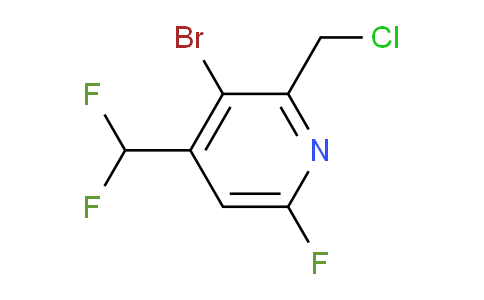 AM125479 | 1806065-81-5 | 3-Bromo-2-(chloromethyl)-4-(difluoromethyl)-6-fluoropyridine