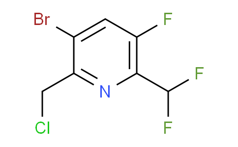 AM125482 | 1806065-94-0 | 3-Bromo-2-(chloromethyl)-6-(difluoromethyl)-5-fluoropyridine