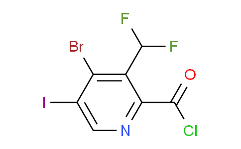 AM125486 | 1804952-11-1 | 4-Bromo-3-(difluoromethyl)-5-iodopyridine-2-carbonyl chloride
