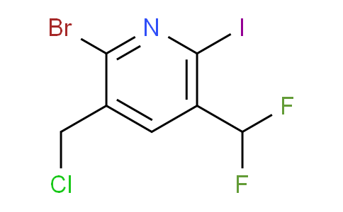 AM125487 | 1806906-64-8 | 2-Bromo-3-(chloromethyl)-5-(difluoromethyl)-6-iodopyridine