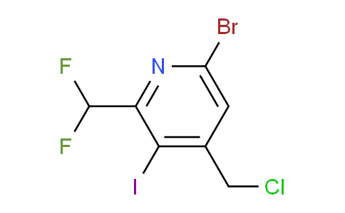 AM125491 | 1805411-76-0 | 6-Bromo-4-(chloromethyl)-2-(difluoromethyl)-3-iodopyridine