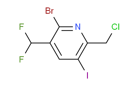 AM125496 | 1805370-60-8 | 2-Bromo-6-(chloromethyl)-3-(difluoromethyl)-5-iodopyridine