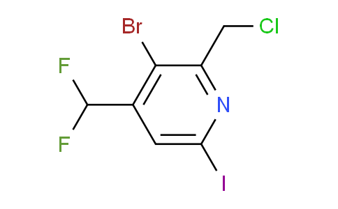 AM125500 | 1807005-96-4 | 3-Bromo-2-(chloromethyl)-4-(difluoromethyl)-6-iodopyridine