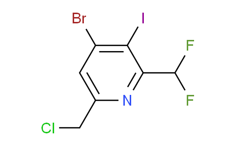 AM125512 | 1805351-14-7 | 4-Bromo-6-(chloromethyl)-2-(difluoromethyl)-3-iodopyridine