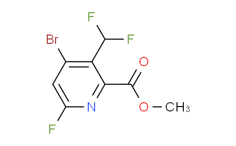 Methyl 4-bromo-3-(difluoromethyl)-6-fluoropyridine-2-carboxylate