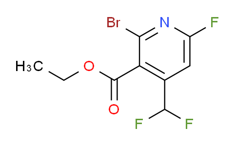 AM125526 | 1806061-28-8 | Ethyl 2-bromo-4-(difluoromethyl)-6-fluoropyridine-3-carboxylate