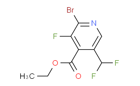 AM125527 | 1804883-60-0 | Ethyl 2-bromo-5-(difluoromethyl)-3-fluoropyridine-4-carboxylate