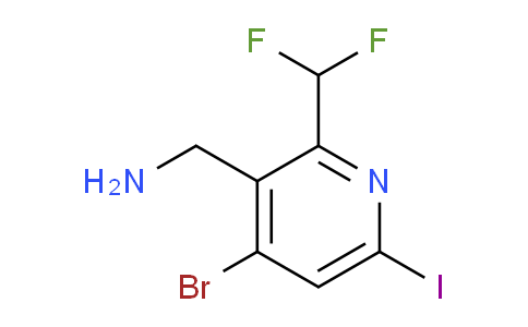 AM125530 | 1807005-67-9 | 3-(Aminomethyl)-4-bromo-2-(difluoromethyl)-6-iodopyridine
