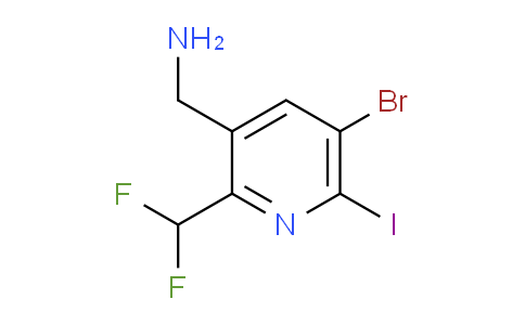 AM125534 | 1805344-34-6 | 3-(Aminomethyl)-5-bromo-2-(difluoromethyl)-6-iodopyridine