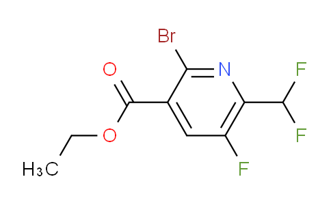 AM125535 | 1805368-13-1 | Ethyl 2-bromo-6-(difluoromethyl)-5-fluoropyridine-3-carboxylate