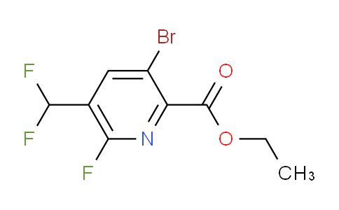 AM125551 | 1805401-22-2 | Ethyl 3-bromo-5-(difluoromethyl)-6-fluoropyridine-2-carboxylate
