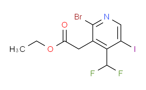 AM125557 | 1805346-47-7 | Ethyl 2-bromo-4-(difluoromethyl)-5-iodopyridine-3-acetate