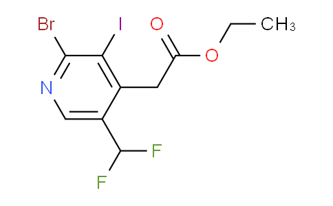 AM125559 | 1806911-72-7 | Ethyl 2-bromo-5-(difluoromethyl)-3-iodopyridine-4-acetate
