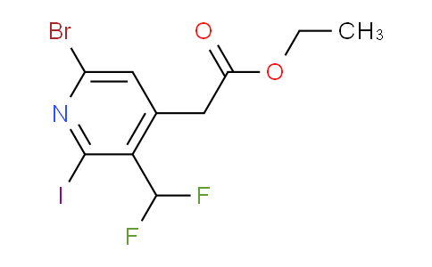 AM125563 | 1805346-54-6 | Ethyl 6-bromo-3-(difluoromethyl)-2-iodopyridine-4-acetate
