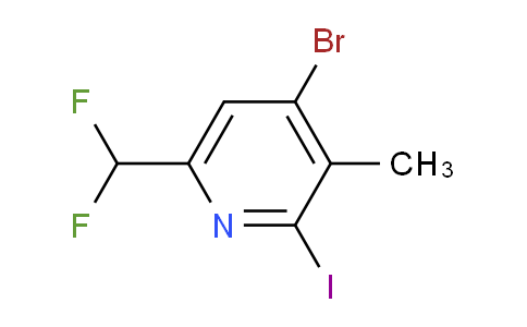 AM125564 | 1806070-79-0 | 4-Bromo-6-(difluoromethyl)-2-iodo-3-methylpyridine