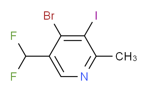 AM125565 | 1805409-39-5 | 4-Bromo-5-(difluoromethyl)-3-iodo-2-methylpyridine