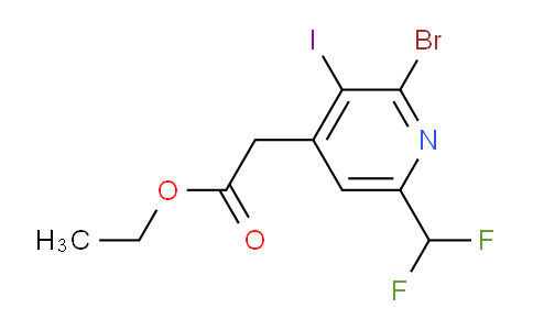 AM125566 | 1804951-27-6 | Ethyl 2-bromo-6-(difluoromethyl)-3-iodopyridine-4-acetate