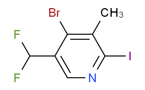 AM125567 | 1805409-55-5 | 4-Bromo-5-(difluoromethyl)-2-iodo-3-methylpyridine