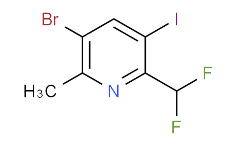 AM125569 | 1805409-67-9 | 5-Bromo-2-(difluoromethyl)-3-iodo-6-methylpyridine