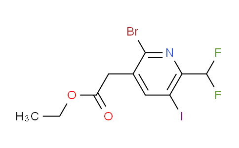 AM125570 | 1807027-44-6 | Ethyl 2-bromo-6-(difluoromethyl)-5-iodopyridine-3-acetate