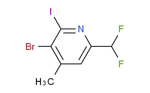 AM125571 | 1805343-47-8 | 3-Bromo-6-(difluoromethyl)-2-iodo-4-methylpyridine