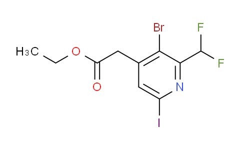 AM125574 | 1804951-36-7 | Ethyl 3-bromo-2-(difluoromethyl)-6-iodopyridine-4-acetate