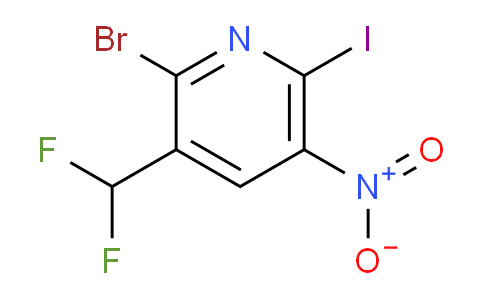 AM125578 | 1804889-99-3 | 2-Bromo-3-(difluoromethyl)-6-iodo-5-nitropyridine