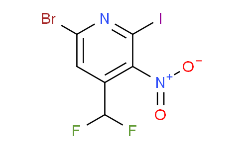 AM125584 | 1804846-78-3 | 6-Bromo-4-(difluoromethyl)-2-iodo-3-nitropyridine