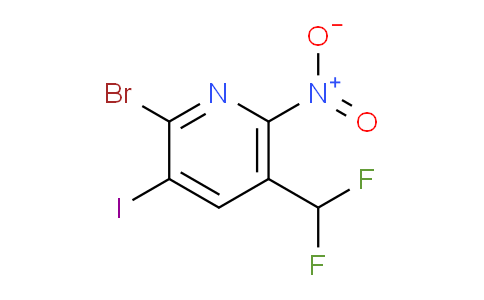 AM125585 | 1807004-71-2 | 2-Bromo-5-(difluoromethyl)-3-iodo-6-nitropyridine