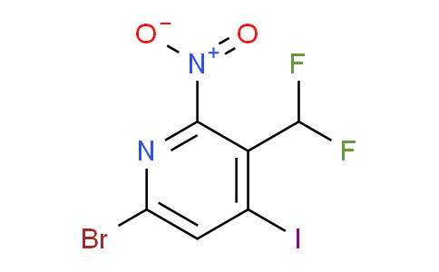AM125587 | 1805240-14-5 | 6-Bromo-3-(difluoromethyl)-4-iodo-2-nitropyridine