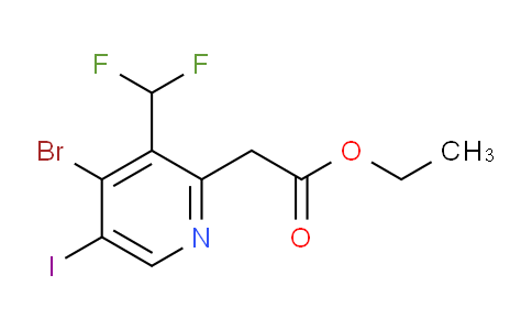 AM125589 | 1806873-90-4 | Ethyl 4-bromo-3-(difluoromethyl)-5-iodopyridine-2-acetate