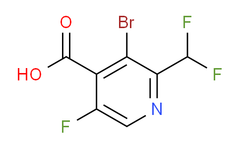 AM125603 | 1806832-49-4 | 3-Bromo-2-(difluoromethyl)-5-fluoropyridine-4-carboxylic acid