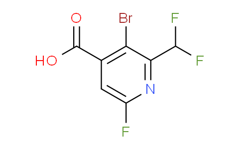 AM125604 | 1804637-69-1 | 3-Bromo-2-(difluoromethyl)-6-fluoropyridine-4-carboxylic acid