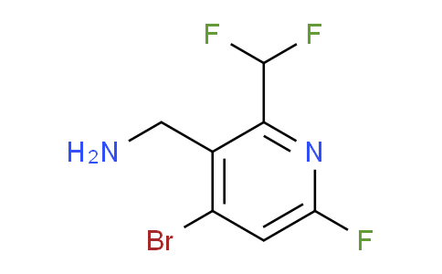 AM125606 | 1805371-55-4 | 3-(Aminomethyl)-4-bromo-2-(difluoromethyl)-6-fluoropyridine