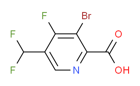 AM125613 | 1806832-75-6 | 3-Bromo-5-(difluoromethyl)-4-fluoropyridine-2-carboxylic acid