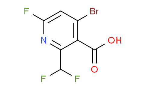 AM125619 | 1806060-28-5 | 4-Bromo-2-(difluoromethyl)-6-fluoropyridine-3-carboxylic acid