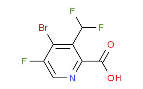 AM125622 | 1806833-06-6 | 4-Bromo-3-(difluoromethyl)-5-fluoropyridine-2-carboxylic acid