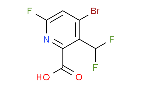AM125624 | 1805398-85-9 | 4-Bromo-3-(difluoromethyl)-6-fluoropyridine-2-carboxylic acid
