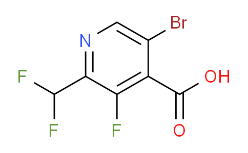 AM125627 | 1806060-40-1 | 5-Bromo-2-(difluoromethyl)-3-fluoropyridine-4-carboxylic acid