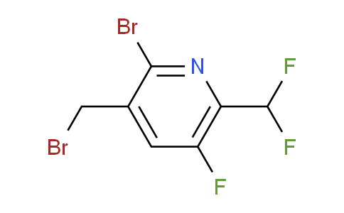 2-Bromo-3-(bromomethyl)-6-(difluoromethyl)-5-fluoropyridine