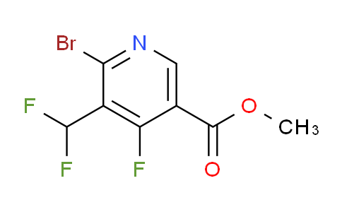 Methyl 2-bromo-3-(difluoromethyl)-4-fluoropyridine-5-carboxylate