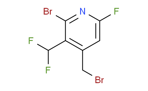 2-Bromo-4-(bromomethyl)-3-(difluoromethyl)-6-fluoropyridine