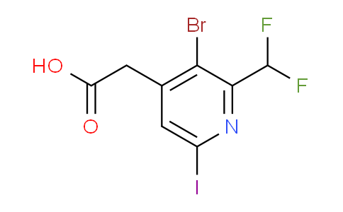 AM125634 | 1806872-47-8 | 3-Bromo-2-(difluoromethyl)-6-iodopyridine-4-acetic acid
