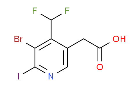 AM125635 | 1805377-23-4 | 3-Bromo-4-(difluoromethyl)-2-iodopyridine-5-acetic acid