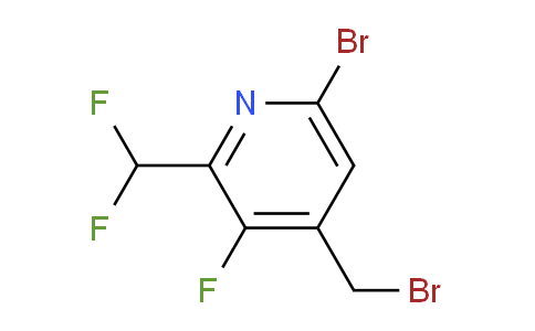 6-Bromo-4-(bromomethyl)-2-(difluoromethyl)-3-fluoropyridine