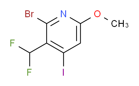 AM125645 | 1806877-73-5 | 2-Bromo-3-(difluoromethyl)-4-iodo-6-methoxypyridine