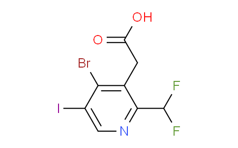 AM125646 | 1804463-01-1 | 4-Bromo-2-(difluoromethyl)-5-iodopyridine-3-acetic acid