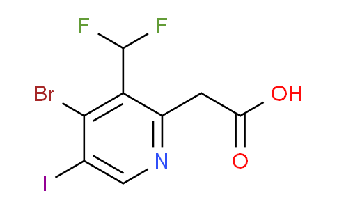 AM125651 | 1806873-14-2 | 4-Bromo-3-(difluoromethyl)-5-iodopyridine-2-acetic acid