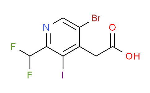 AM125654 | 1805418-81-8 | 5-Bromo-2-(difluoromethyl)-3-iodopyridine-4-acetic acid