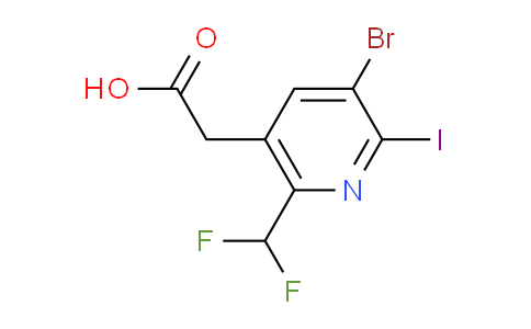 AM125656 | 1806910-84-8 | 3-Bromo-6-(difluoromethyl)-2-iodopyridine-5-acetic acid